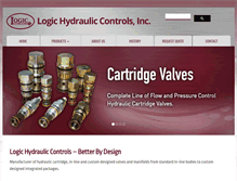 Tablet Screenshot of logichyd.com